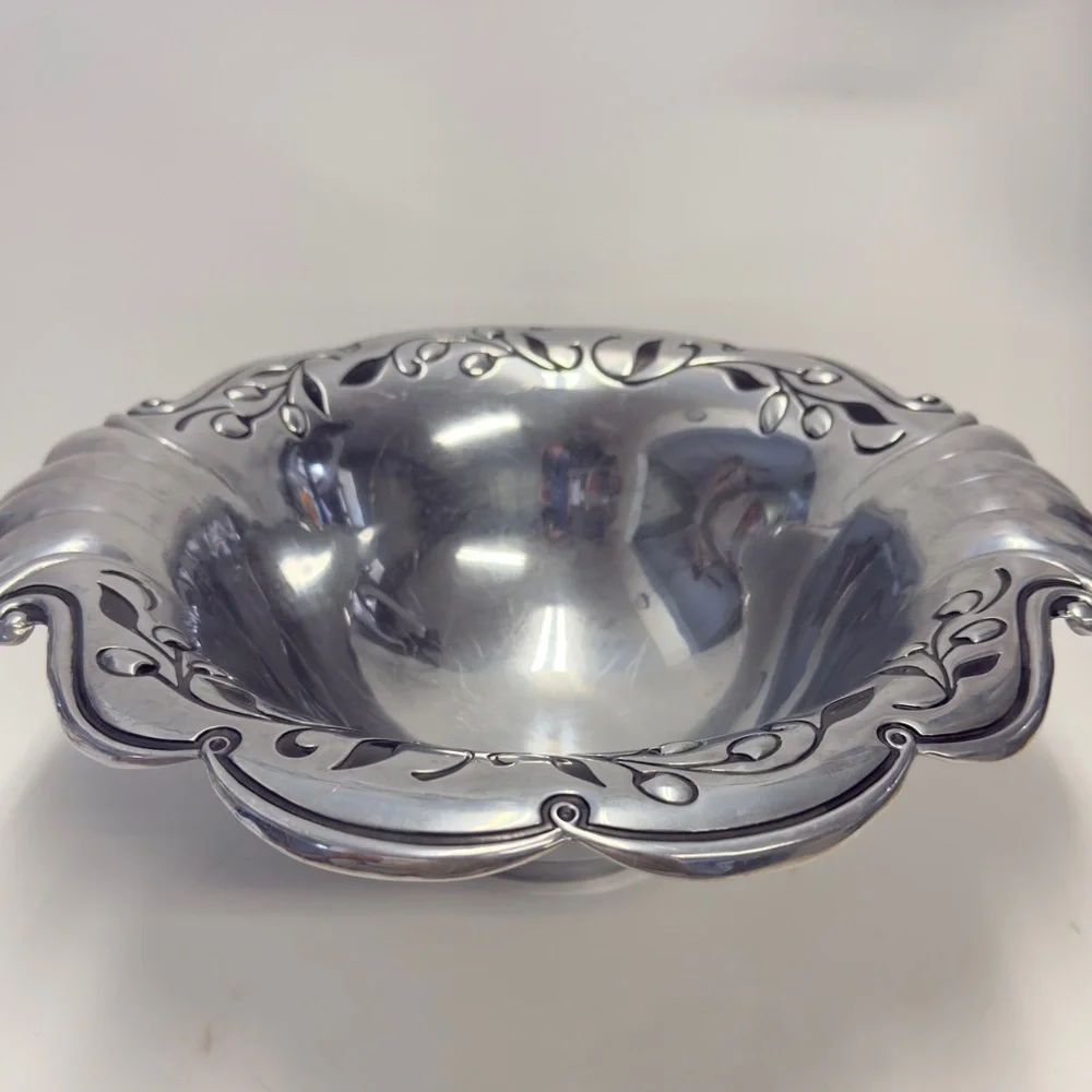 Lenox Pewter Olive Branch Polished Serve-ware